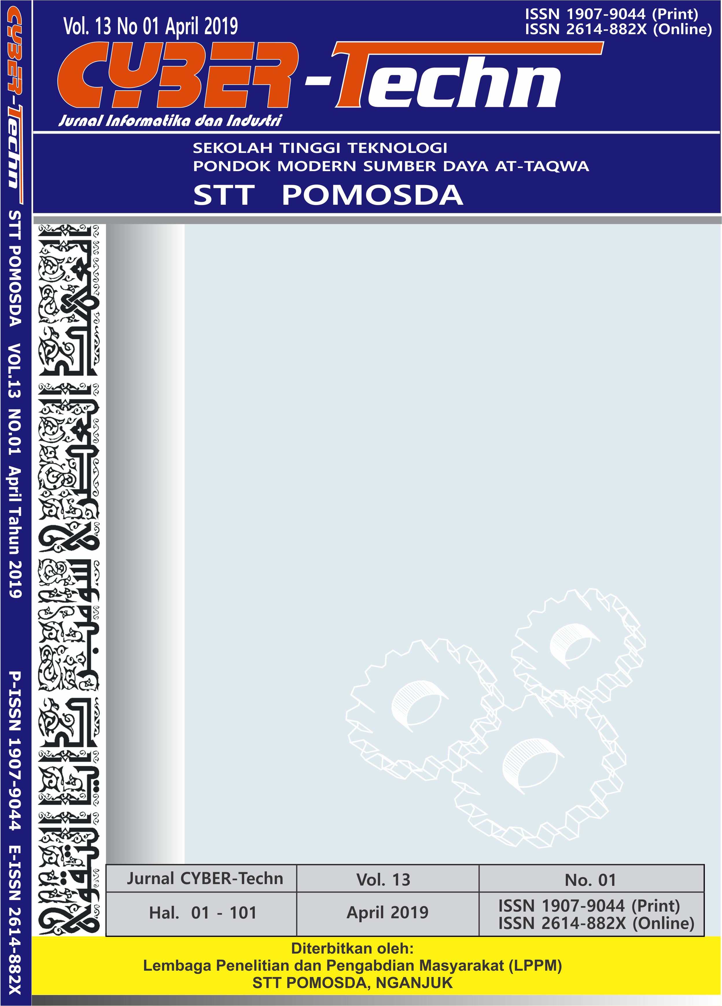 					View Vol. 13 No. 01 (2019): CYBER-Techn
				